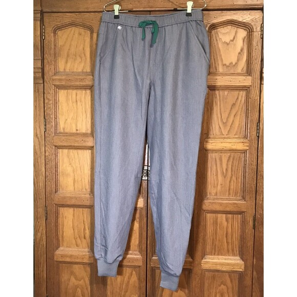 FIGS Technical Collection Scrubs Graphite Gray Men's Medium Tansen Pant 5 Pocket - Picture 2 of 11